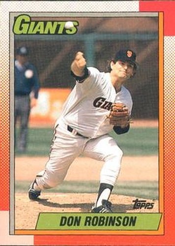 #217 Don Robinson - San Francisco Giants - 1990 O-Pee-Chee Baseball