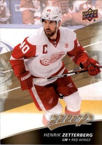 #217 Henrik Zetterberg - Detroit Red Wings - 2017-18 Upper Deck MVP Hockey