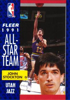 #217 John Stockton - Utah Jazz - 1991-92 Fleer Basketball