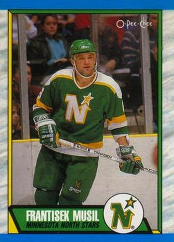 #217 Frank Musil - Minnesota North Stars - 1989-90 O-Pee-Chee Hockey