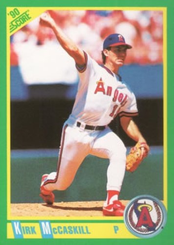 #217 Kirk McCaskill - California Angels - 1990 Score Baseball