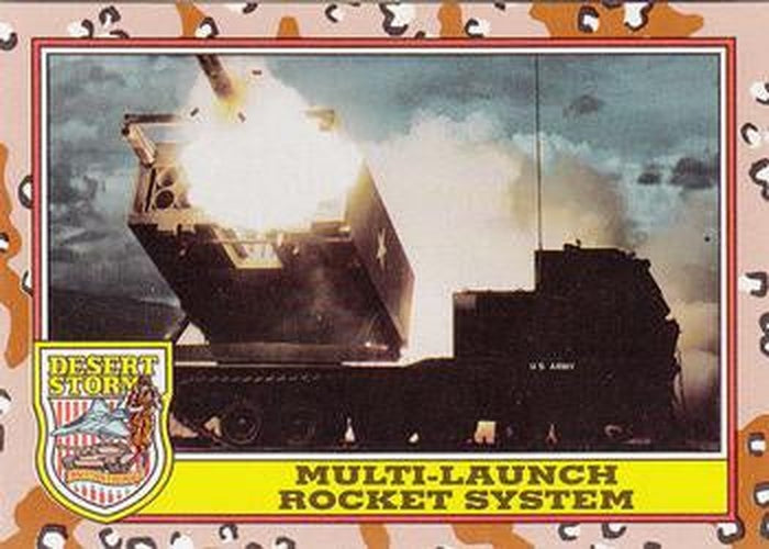 #217 Multi-Launch Rocket System - 1991 Topps Desert Storm