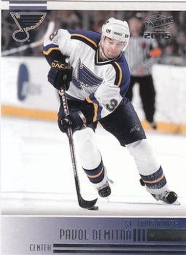 #217 Pavol Demitra - St. Louis Blues - 2004-05 Pacific Hockey
