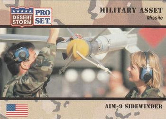 #217 AIM-9 Sidewinder - 1991 Pro Set Desert Storm