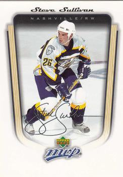 #217 Steve Sullivan - Nashville Predators - 2005-06 Upper Deck MVP Hockey