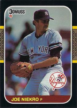 #217 Joe Niekro - New York Yankees - 1987 Donruss Baseball