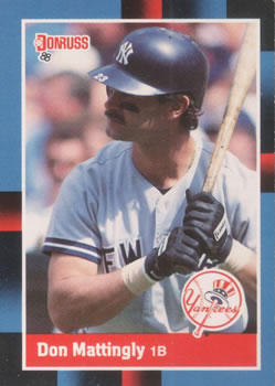 #217 Don Mattingly - New York Yankees - 1988 Donruss Baseball