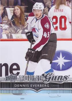#217 Dennis Everberg - Colorado Avalanche - 2014-15 Upper Deck Hockey