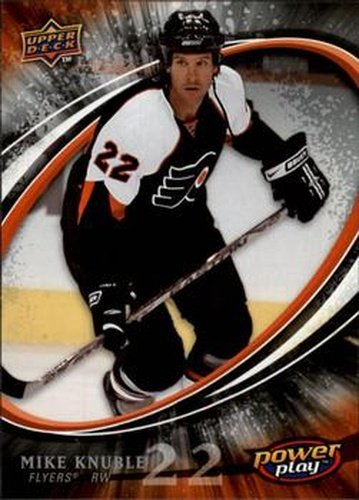 #217 Mike Knuble - Philadelphia Flyers - 2008-09 Upper Deck Power Play Box Set Hockey