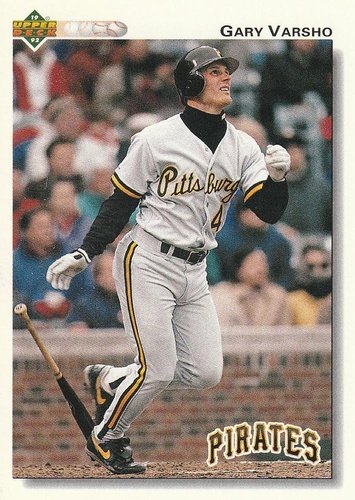 #217 Gary Varsho - Pittsburgh Pirates - 1992 Upper Deck Baseball