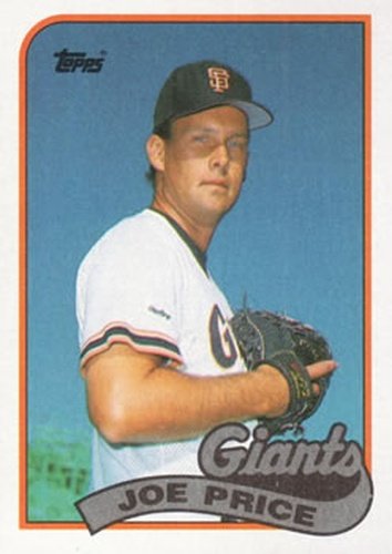 #217 Joe Price - San Francisco Giants - 1989 Topps Baseball