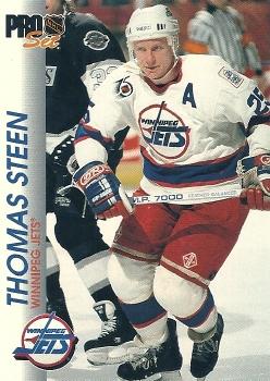#217 Thomas Steen - Winnipeg Jets - 1992-93 Pro Set Hockey