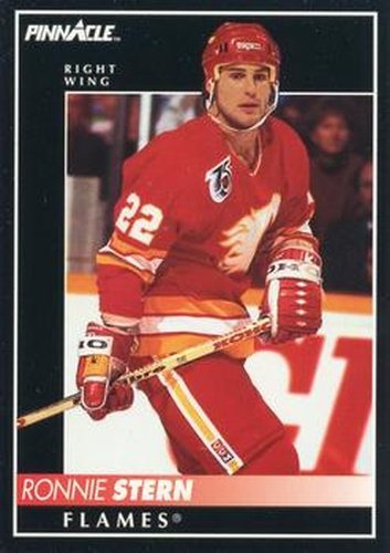 #217 Ronnie Stern - Calgary Flames - 1992-93 Pinnacle Canadian Hockey