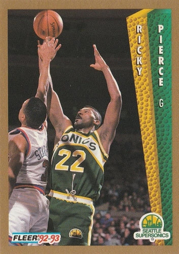 #217 Ricky Piee - Seattle SuperSonics - 1992-93 Fleer Basketball