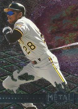 #217 Al Martin - Pittsburgh Pirates - 1996 Metal Universe Baseball