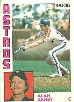 #217 Alan Ashby - Houston Astros - 1984 O-Pee-Chee Baseball