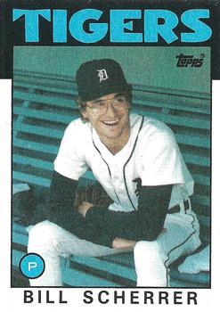 #217 Bill Scherrer - Detroit Tigers - 1986 Topps Baseball