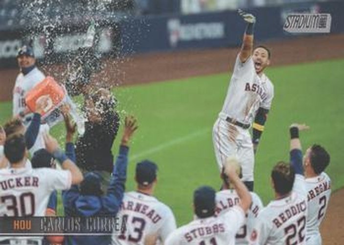 #217 Carlos Correa - Houston Astros - 2021 Stadium Club Baseball