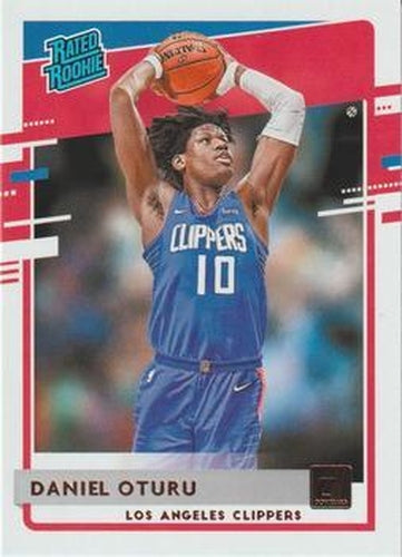 #217 Daniel Oturu - Los Angeles Clippers - 2020-21 Donruss Basketball