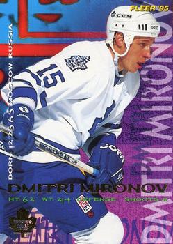 #217 Dmitri Mironov - Toronto Maple Leafs - 1994-95 Fleer Hockey
