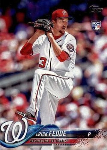#217 Erick Fedde - Washington Nationals - 2018 Topps Baseball