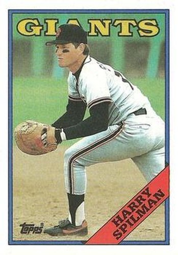 #217 Harry Spilman - San Francisco Giants - 1988 Topps Baseball