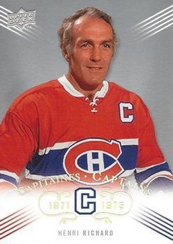 #217 Henri Richard - Montreal Canadiens - 2008-09 Upper Deck Montreal Canadiens Centennial Hockey