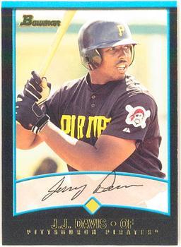 #217 J.J. Davis - Pittsburgh Pirates - 2001 Bowman Baseball