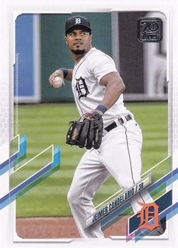 #217 Jeimer Candelario - Detroit Tigers - 2021 Topps Baseball