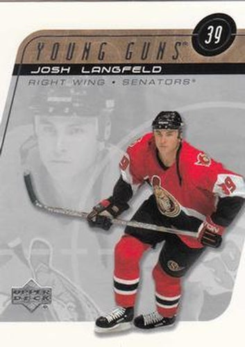 #217 Josh Langfeld - Ottawa Senators - 2002-03 Upper Deck Hockey