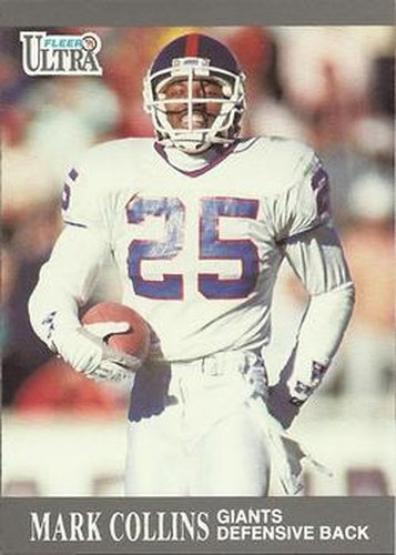 #217 Mark Collins - New York Giants - 1991 Ultra Football
