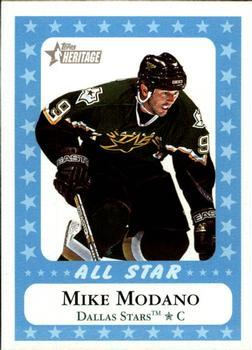 #217 Mike Modano - Dallas Stars - 2000-01 Topps Heritage Hockey