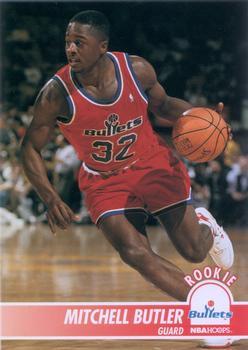 #217 Mitchell Butler - Washington Bullets - 1994-95 Hoops Basketball