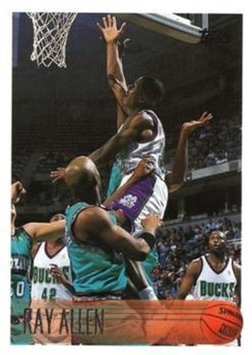 #217 Ray Allen - Milwaukee Bucks - 1996-97 Topps Basketball