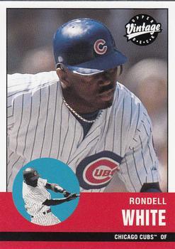 #217 Rondell White - Chicago Cubs - 2001 Upper Deck Vintage Baseball
