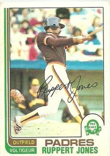 #217 Ruppert Jones - San Diego Padres - 1982 O-Pee-Chee Baseball