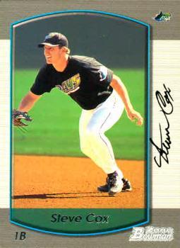 #217 Steve Cox - Tampa Bay Devil Rays - 2000 Bowman Baseball