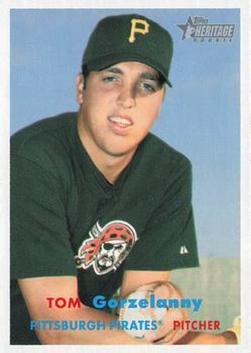 #217 Tom Gorzelanny - Pittsburgh Pirates - 2006 Topps Heritage Baseball
