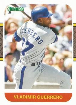 #217 Vladimir Guerrero - Montreal Expos - 2021 Donruss Baseball