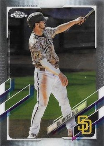 #217 Wil Myers - San Diego Padres - 2021 Topps Chrome Baseball