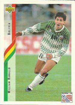 #217 William Romallo - Bolivia - 1994 Upper Deck World Cup Contenders English/Spanish Soccer