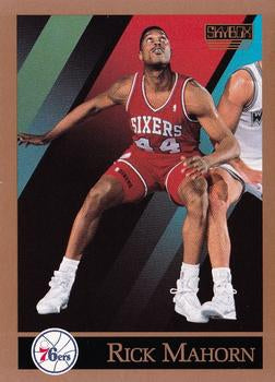 #217 Rick Mahorn - Philadelphia 76ers - 1990-91 SkyBox Basketball