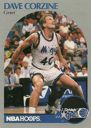 #217 Dave Corzine - Orlando Magic - 1990-91 Hoops Basketball