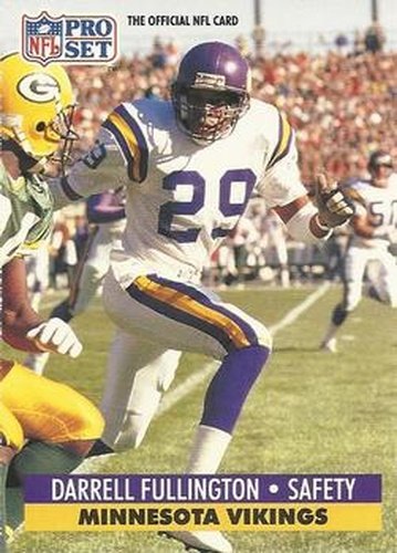 #217 Darrell Fullington - Minnesota Vikings - 1991 Pro Set Football