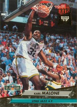 #217 Karl Malone - Utah Jazz - 1992-93 Ultra Basketball