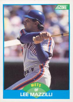 #217 Lee Mazzilli - New York Mets - 1989 Score Baseball