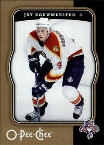 #217 Jay Bouwmeester - Florida Panthers - 2007-08 O-Pee-Chee Hockey