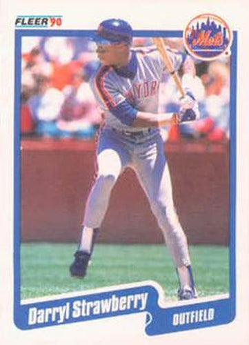 #217 Darryl Strawberry - New York Mets - 1990 Fleer USA Baseball
