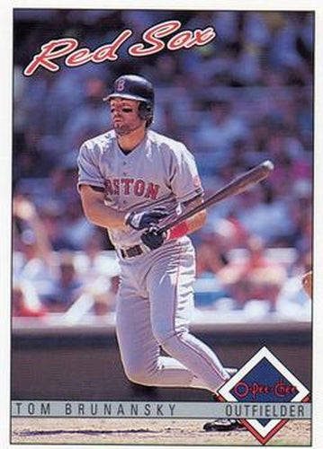 #217 Tom Brunansky - Boston Red Sox - 1993 O-Pee-Chee Baseball