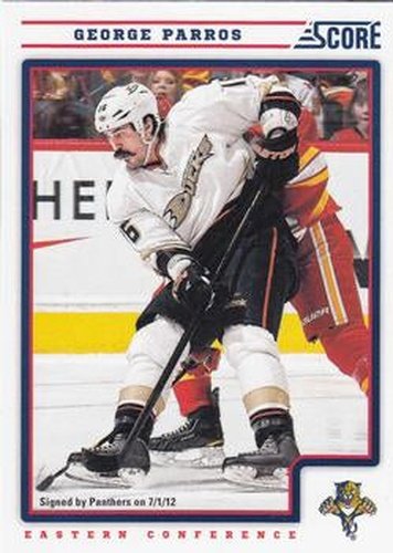 #217 George Parros - Florida Panthers - 2012-13 Score Hockey